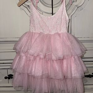 Girls lace and tulle dress